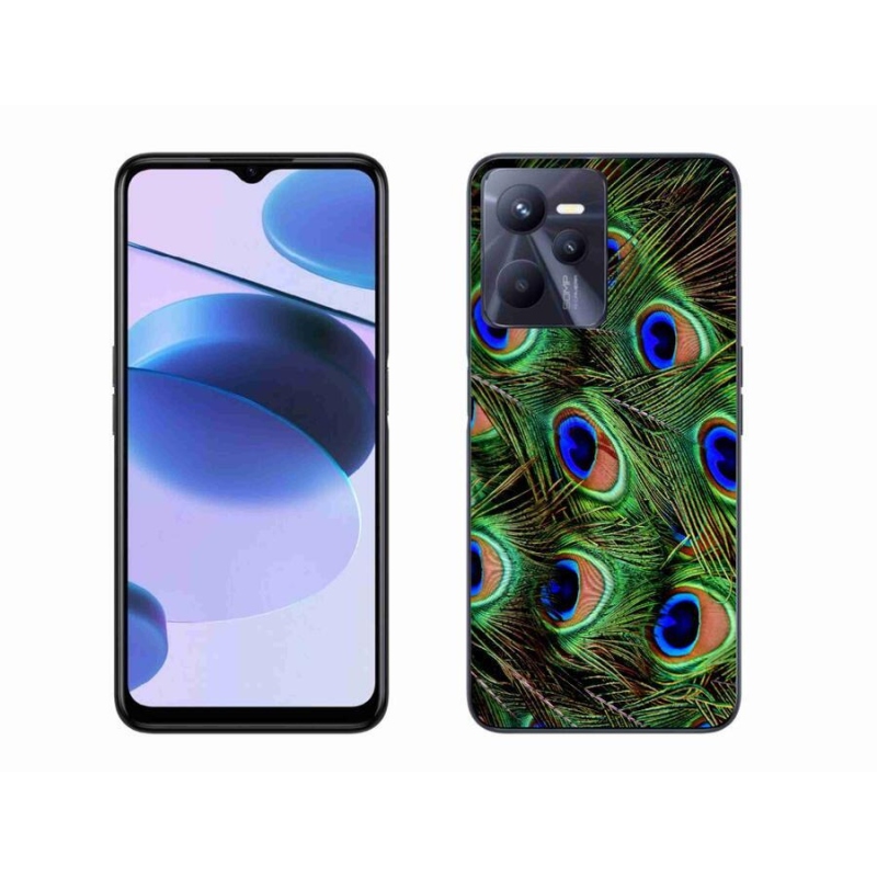 Gél borítás mmCase a Realme C35 készülékhez - pávatoll
