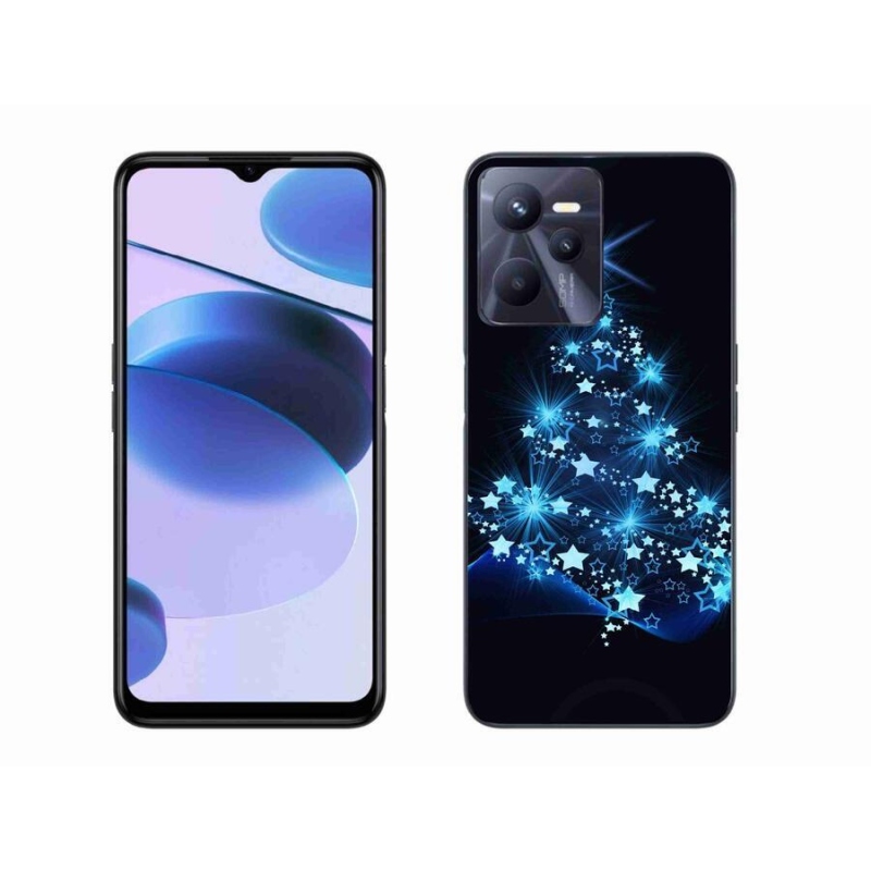 Gél borító mmCase mobilhoz Realme C35 - Karácsonyfa