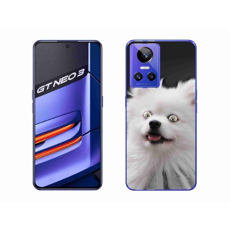Gél borítás mmCase a Realme GT Neo 3 készülékhez - fehér tüske
