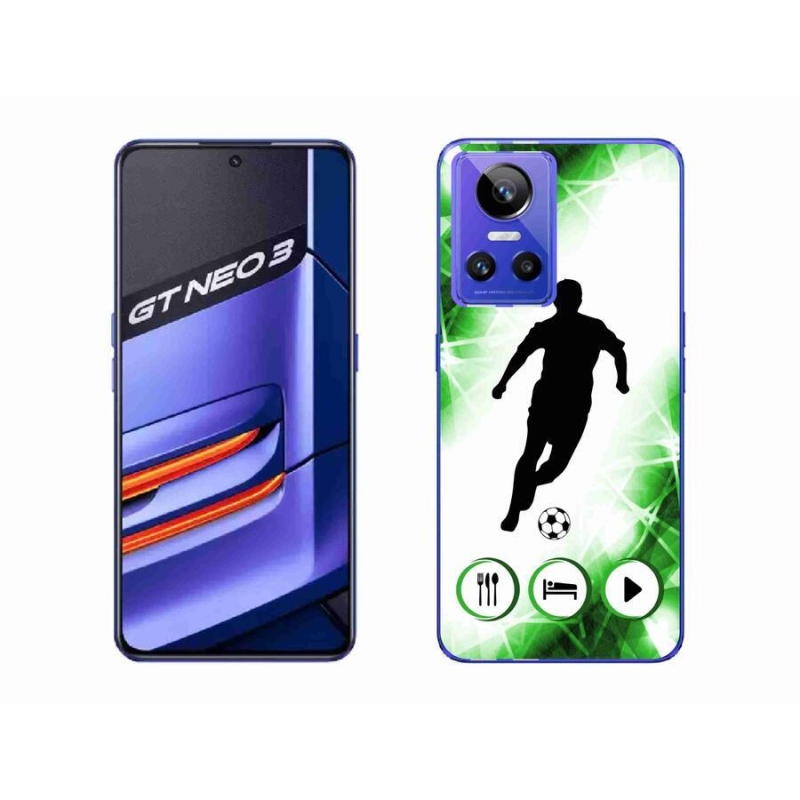 Gél borítás mmCase a Realme GT Neo 3 számára - focista