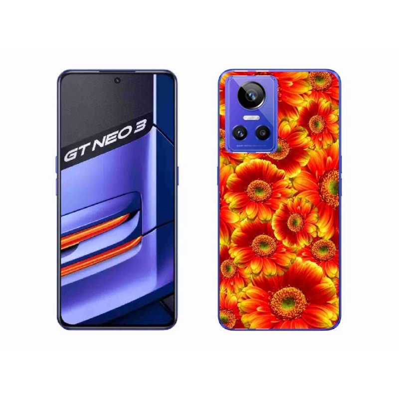 Zselés borítás mmCase mobilhoz Realme GT Neo 3 - gerbera 1