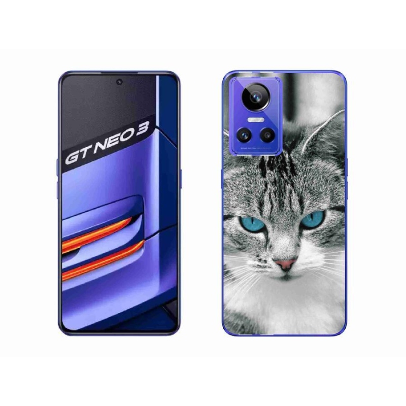 Gél borítás mmCase a Realme GT Neo 3 készülékhez - macskaszem 1
