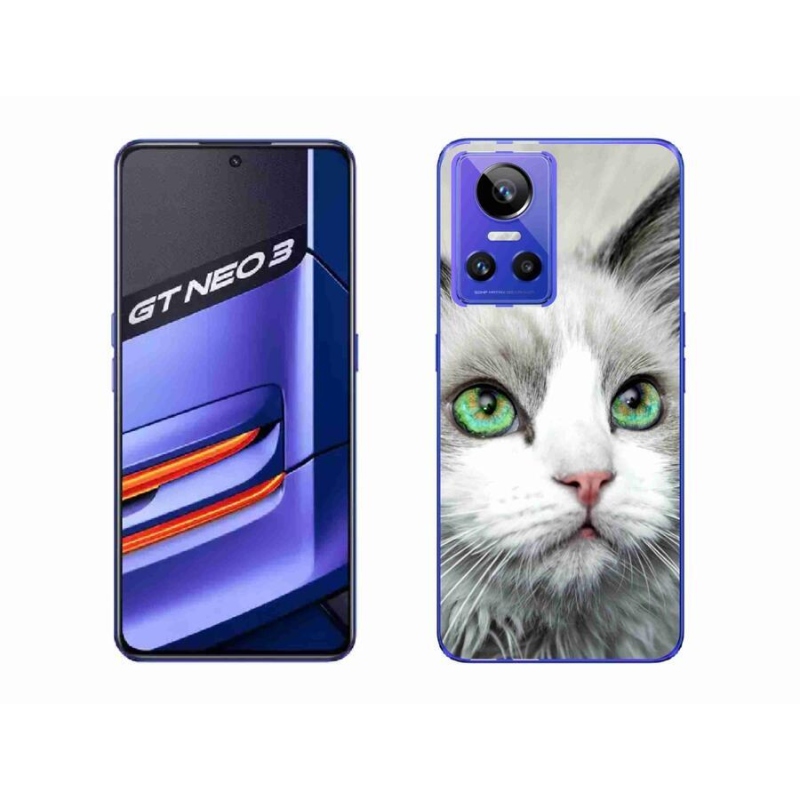 Zselés borítás mmCase a Realme GT Neo 3 készülékhez - macskaszem