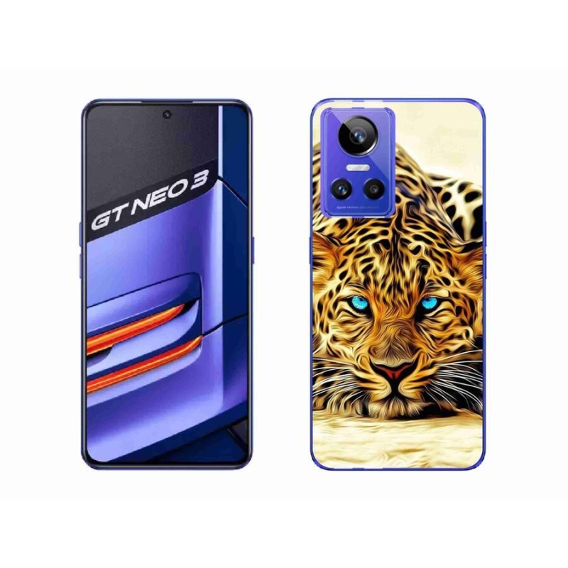 Gél borító mmCase mobilhoz Realme GT Neo 3 - rajzfilm tigris