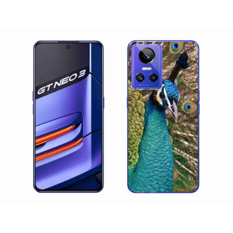 Gél borítás mmCase a Realme GT Neo 3 készülékhez - páva