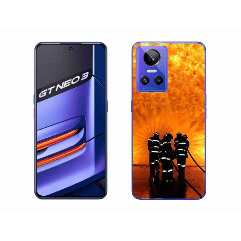 Gél borítás mmCase a Realme GT Neo 3 számára - tűz