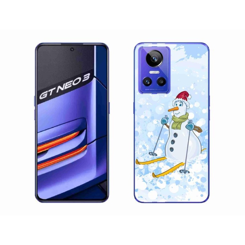 Gél borítás mmCase a Realme GT Neo 3 készülékhez - hóember
