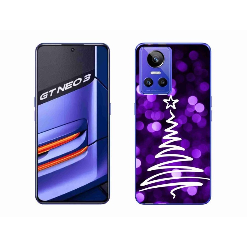 Gél borítás mmCase a Realme GT Neo 3 számára - fa