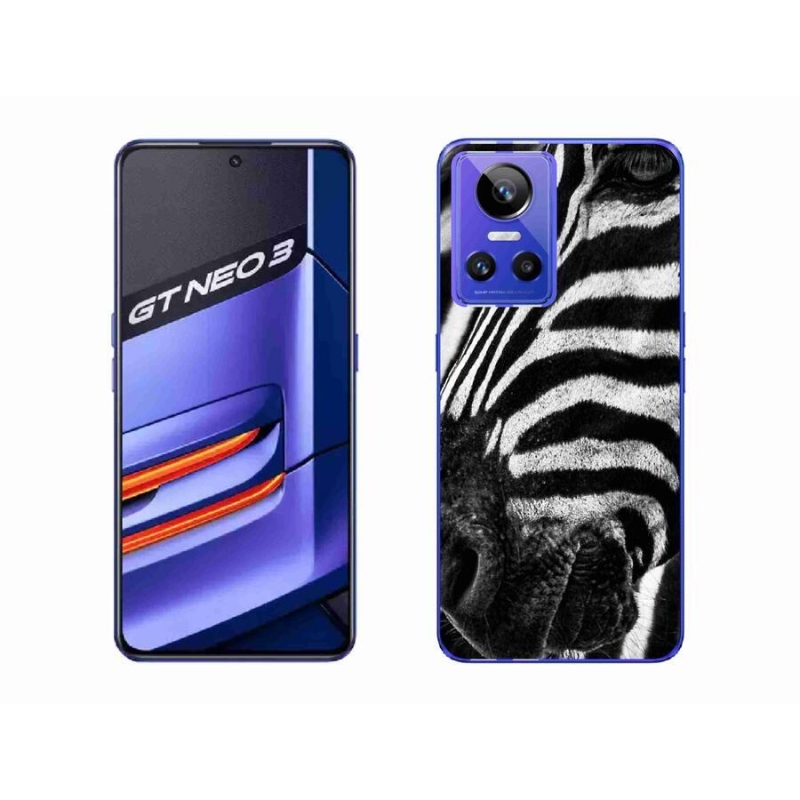 Gél borítás mmCase a Realme GT Neo 3 készülékhez - zebra