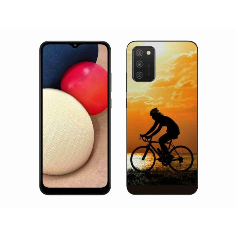 Gél borító mmCase mobil Samsung Galaxy A02s (164.2x75.9x9.1mm) - kerékpározás