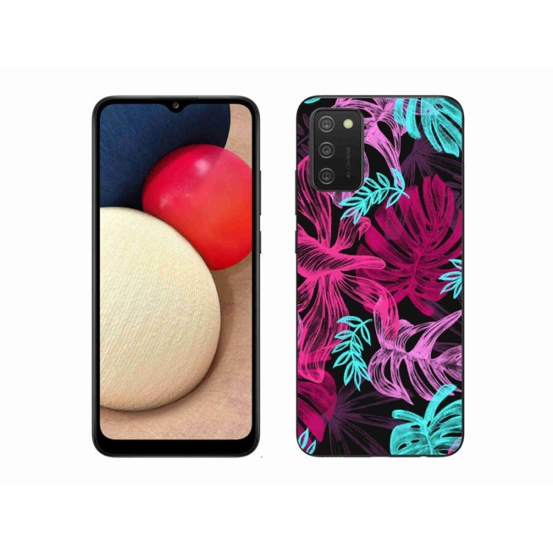 Zselés borítás mmCase Samsung Galaxy A02s (164.2x75.9x9.1mm) - virágok 1