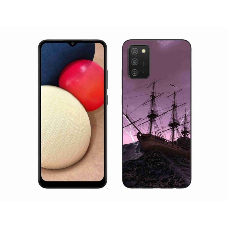 Zselés borítás mmCase Samsung Galaxy A02s (164.2x75.9x9.1mm) - viharos hajótok