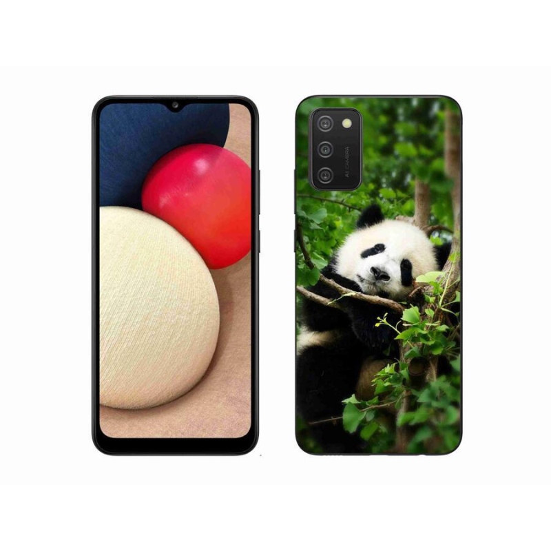 Zselés borítás mmCase Samsung Galaxy A02s (164.2x75.9x9.1mm) - panda