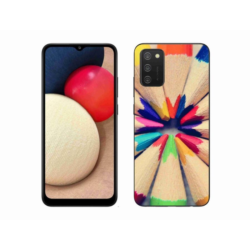 Zselés borítás mmCase Samsung Galaxy A02s (164.2x75.9x9.1mm) - zsírkréták
