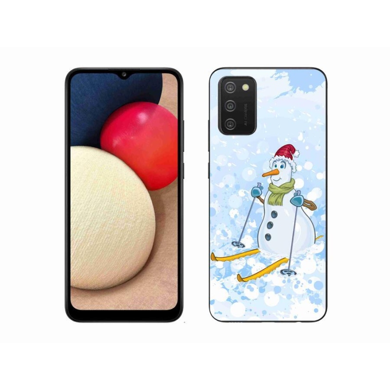 Zselés borítás mmCase Samsung Galaxy A02s (164.2x75.9x9.1mm) - hóember