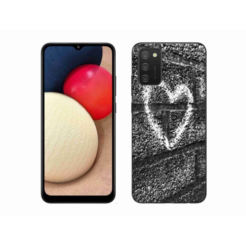 Zselés borítás mmCase Samsung Galaxy A02s (164.2x75.9x9.1mm) - szív a falon