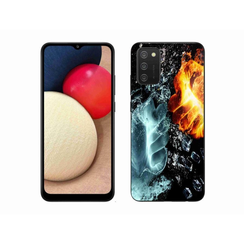 Gél védőburkolat mmCase Samsung Galaxy A02s (164.2x75.9x9.1mm) - víz és tűz