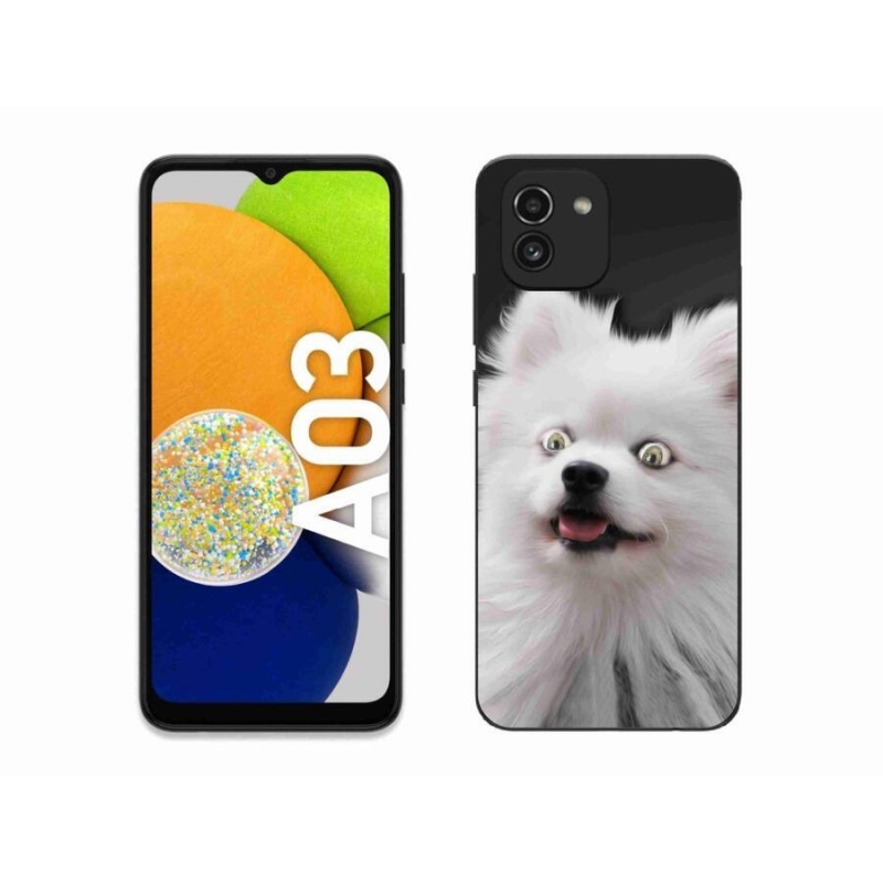 Zselés borítás mmCase Samsung Galaxy A03 - fehér tüske