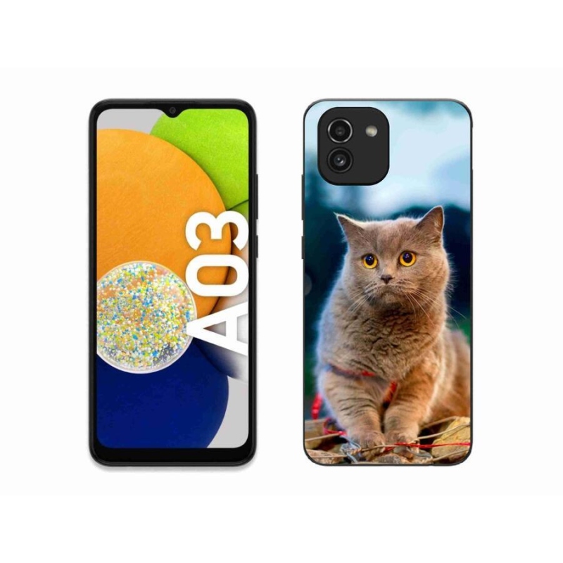 Gél védőhuzat mmCase Samsung Galaxy A03 - brit kék 2