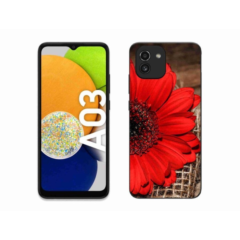Gél borítás mmCase Samsung Galaxy A03 - gerbera
