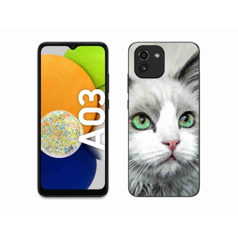 Gél borítás mmCase Samsung Galaxy A03 - macskaszem