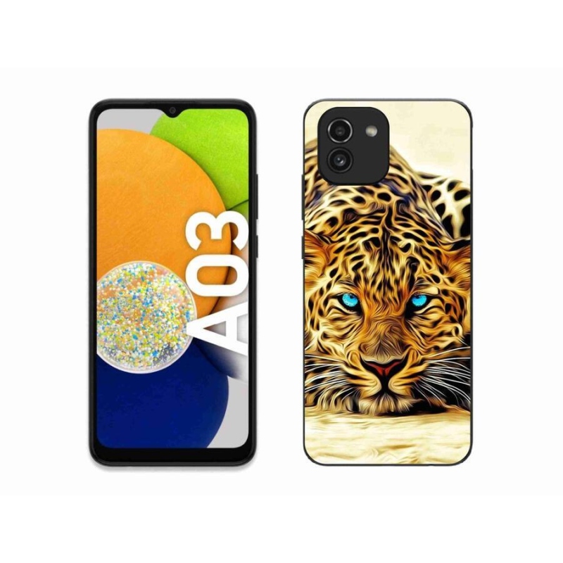 Gél védőhuzat mmCase mobiltelefonhoz Samsung Galaxy A03 - rajzfilm tigris