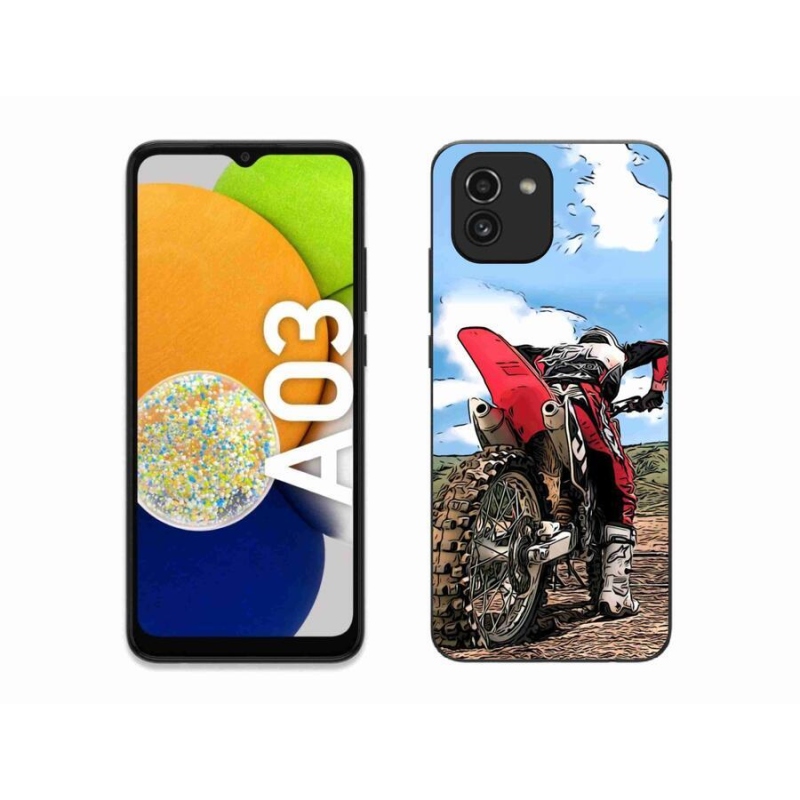 Gél védőhuzat mmCase Samsung Galaxy A03 - moto