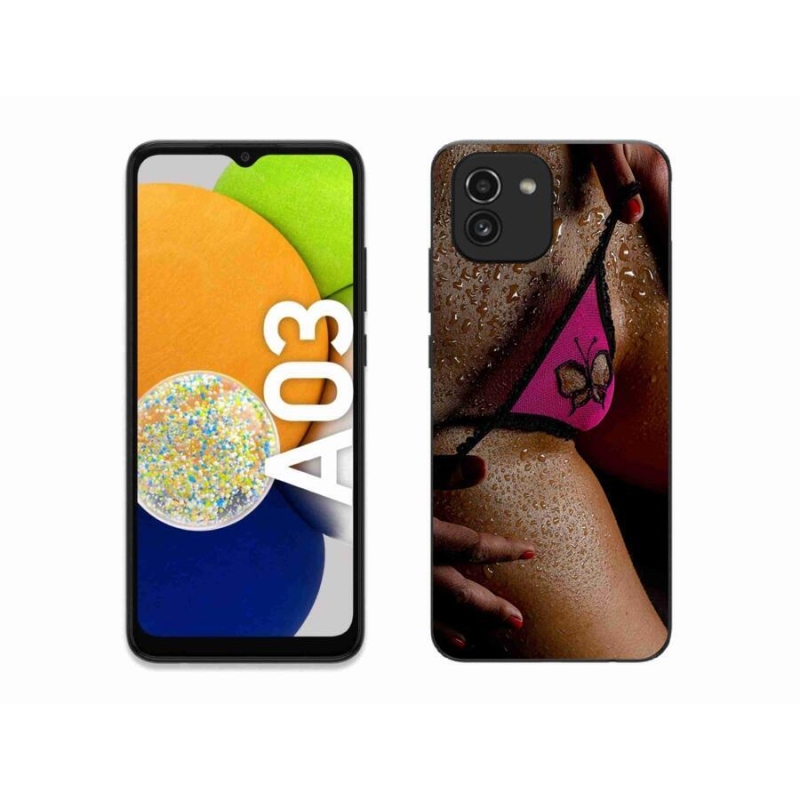 Gél borító mmCase mobiltelefonhoz Samsung Galaxy A03 - szexi nő