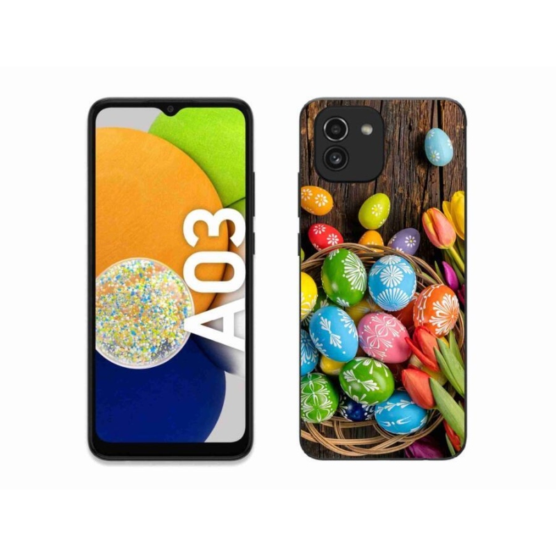 Zselés borítás mmCase Samsung Galaxy A03 - Húsvéti tojás