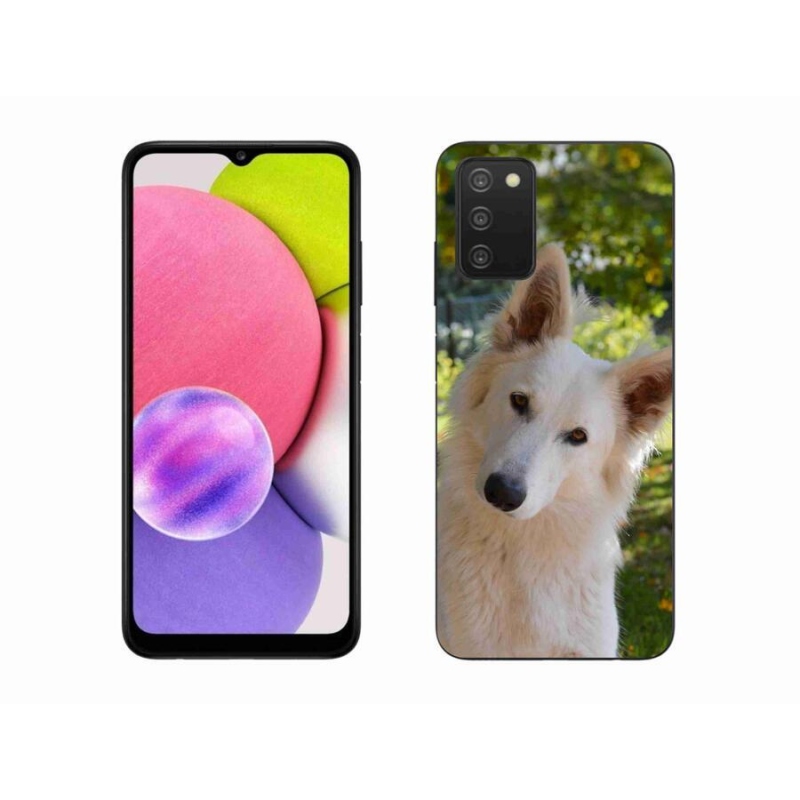 Zselés borítás mmCase Samsung Galaxy A03s (166.6 x 75.9 x 9.1) - fehér svájci juhász 1