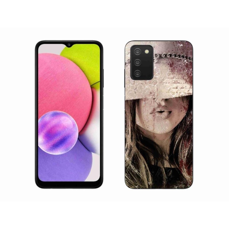Gél borítás mmCase Samsung Galaxy A03s (166.6 x 75.9 x 9.1) - lány