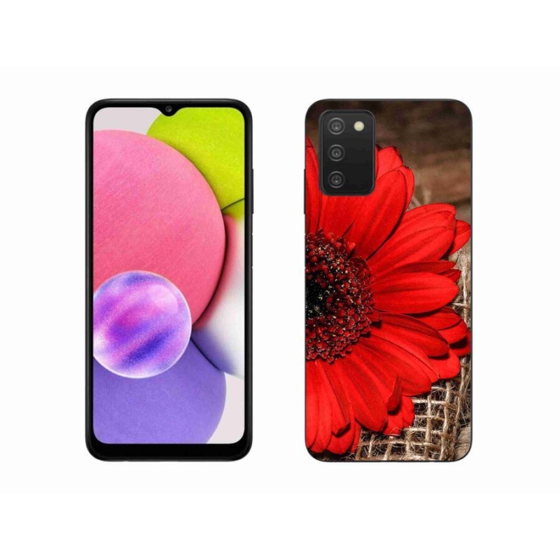 Gél borítás mmCase Samsung Galaxy A03s (166.6 x 75.9 x 9.1) - gerbera