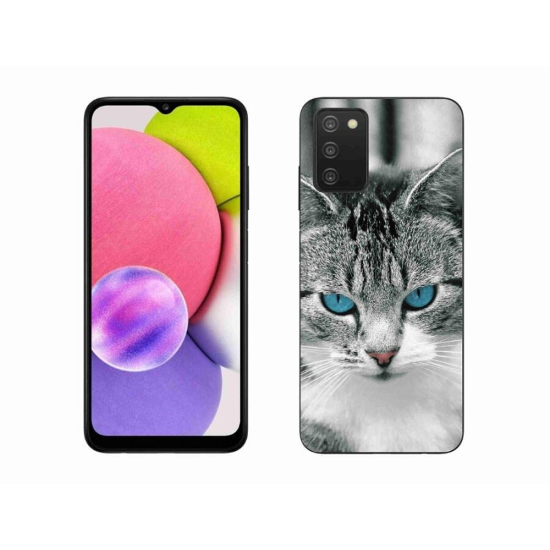 Zselés borítás mmCase Samsung Galaxy A03s (166.6 x 75.9 x 9.1) - macskaszem 1