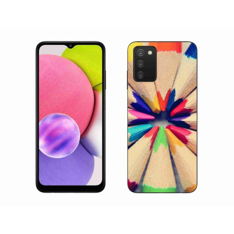 Zselés borító mmCase Samsung Galaxy A03s (166,6 x 75,9 x 9,1) - zsírkréták