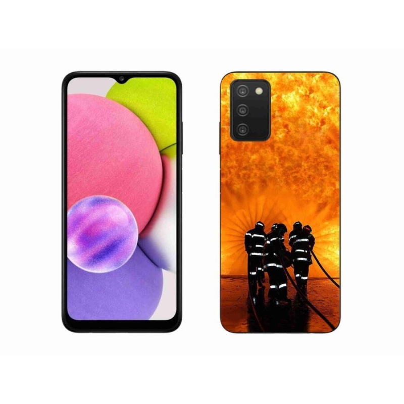 Gél borítás mmCase Samsung Galaxy A03s (166.6 x 75.9 x 9.1) - tűz