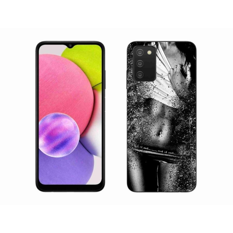 Gél borító mmCase Samsung Galaxy A03s (166.6 x 75.9 x 9.1) - szexi nő 1