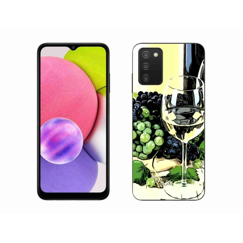 Gél borító mmCase Samsung Galaxy A03s (166.6 x 75.9 x 9.1) - pohár bor