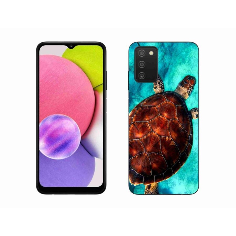 Zselés borítás mmCase Samsung Galaxy A03s (166.6 x 75.9 x 9.1) - teknősbékára