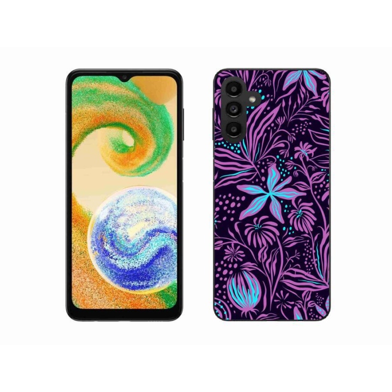 Zselés borítás mmCase mobiltelefonhoz Samsung Galaxy A04s (164.7x76.7x9.1mm) - virágok 2
