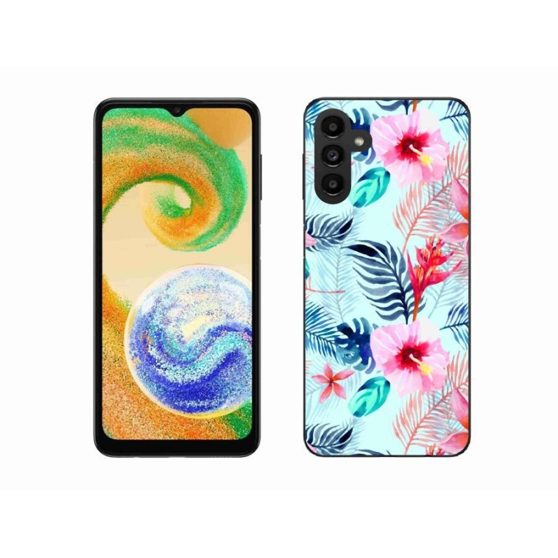 Zselés borító mmCase mobiltelefonhoz Samsung Galaxy A04s (164.7x76.7x9.1mm) - virágok