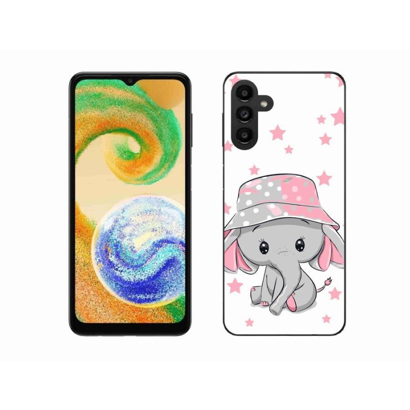 Zselés borítás mmCase Samsung Galaxy A04s (164.7x76.7x9.1mm) - rózsaszín elefánt