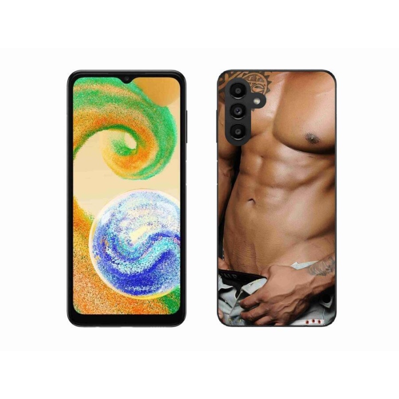 Gél borító mmCase mobiltelefonhoz Samsung Galaxy A04s (164.7x76.7x9.1mm) - szexi férfi