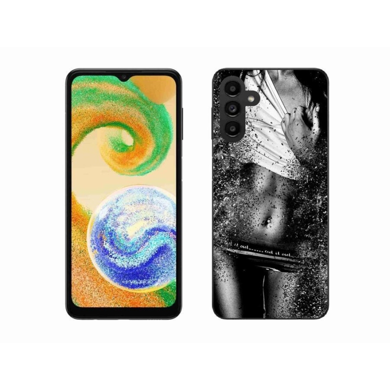 Gél borító mmCase mobiltelefonhoz Samsung Galaxy A04s (164.7x76.7x9.1mm) - szexi nő 1