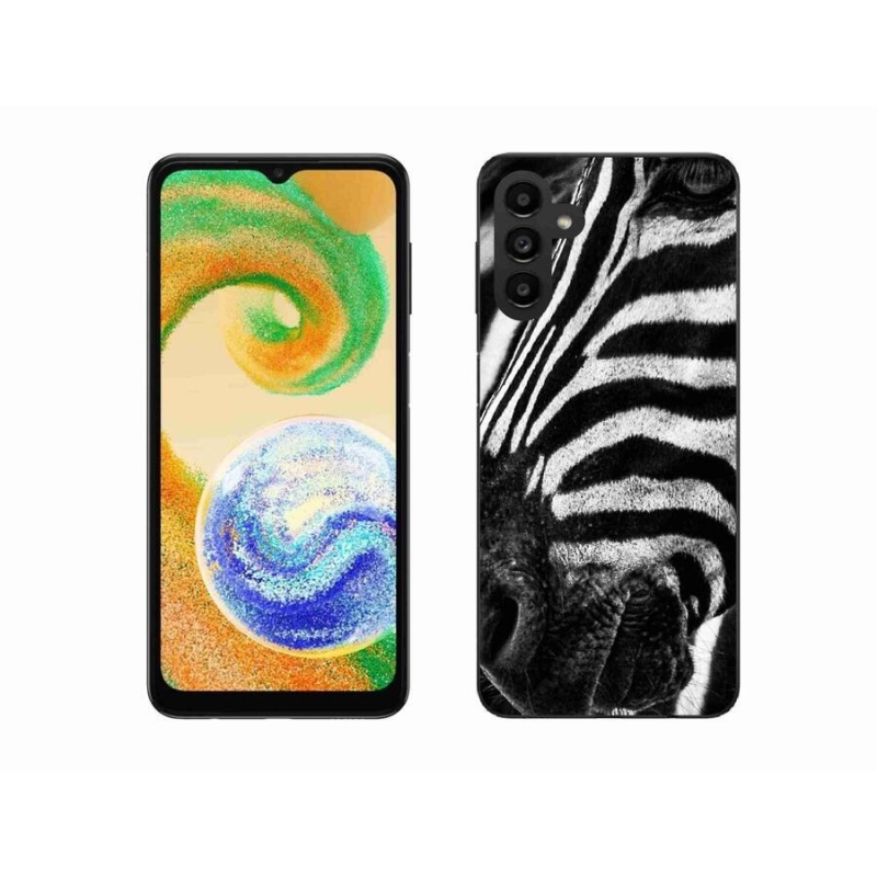 Zselés borítás mmCase mobiltelefonhoz Samsung Galaxy A04s (164.7x76.7x9.1mm) - zebra