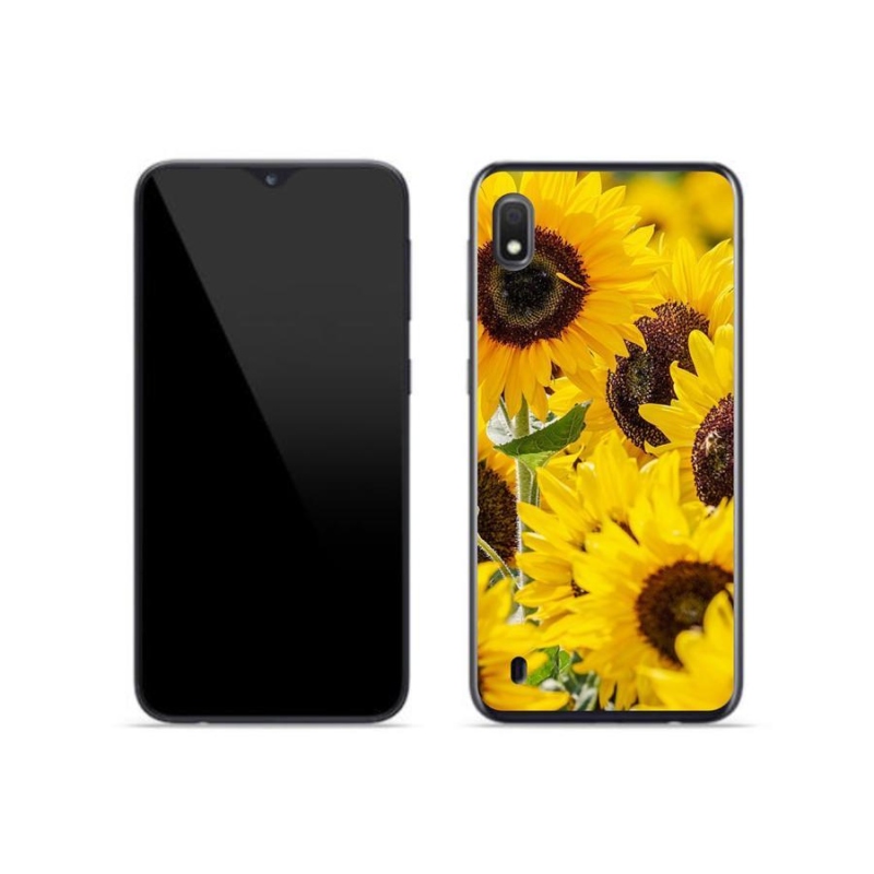 Zselés borítás mmCase Samsung Galaxy A10 készülékhez - Napraforgó