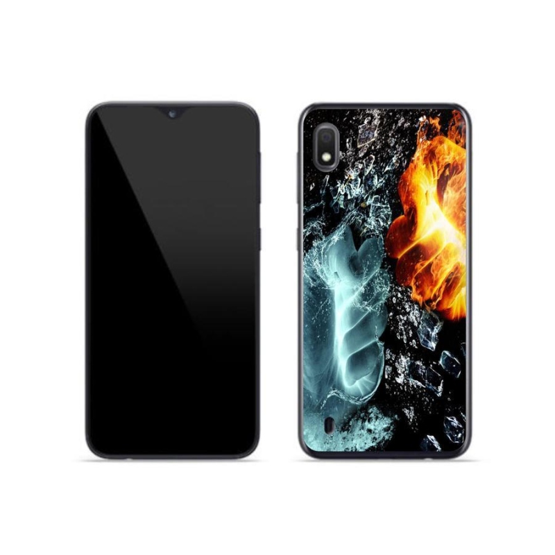 Gél védőburkolat mmCase Samsung Galaxy A10 - víz és tűz