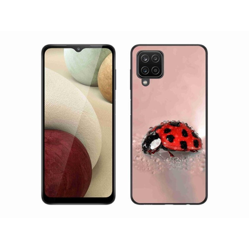 Zselés borítás mmCase Samsung Galaxy A12 készülékhez - katicabogár