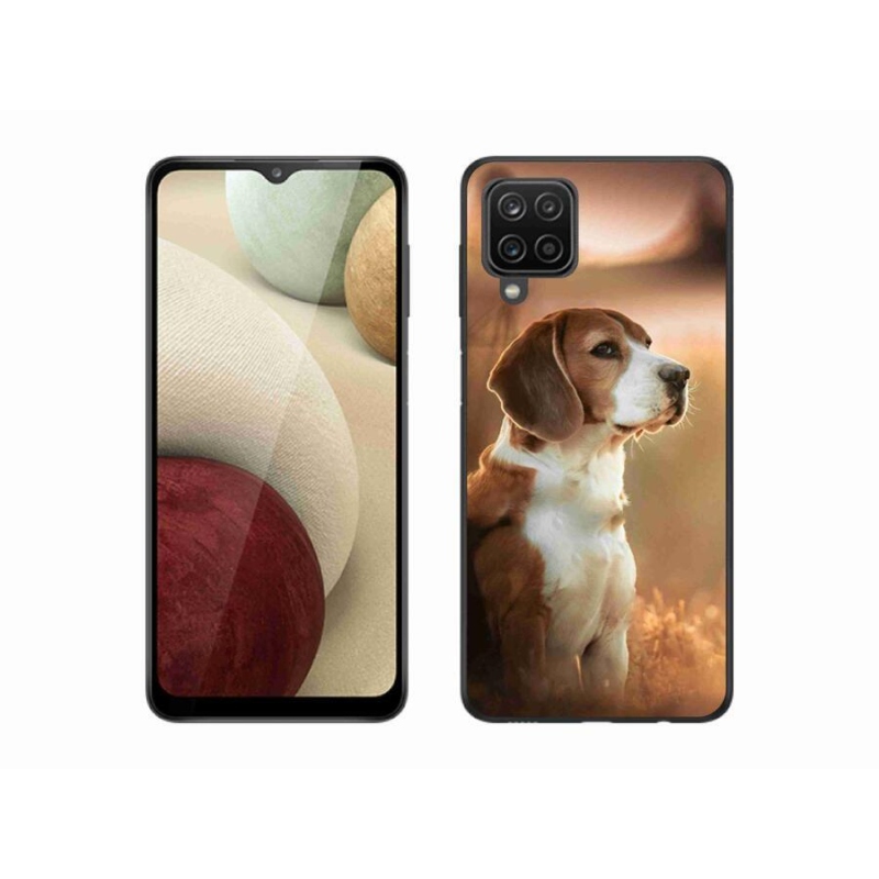 Gél védőhuzat mmCase Samsung Galaxy A12 készülékhez - bézs színű