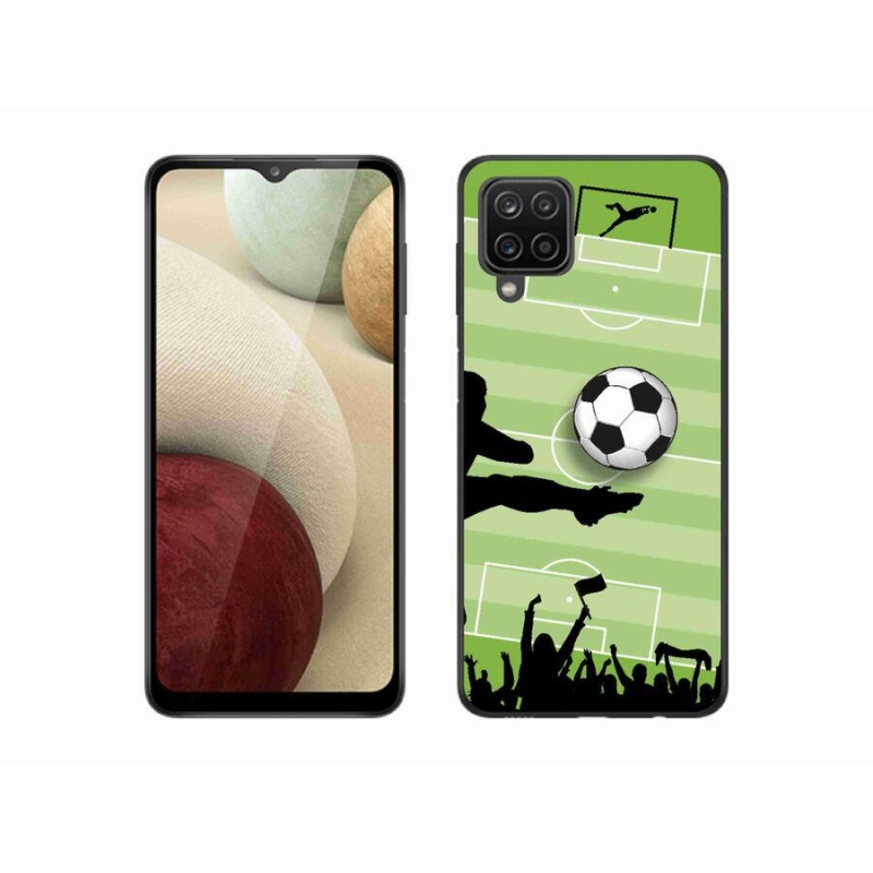 Gél borítás mmCase a Samsung Galaxy A12 készülékhez - futball 3