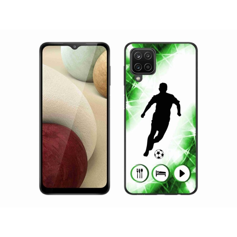 Gél borítás mmCase Samsung Galaxy A12 - focista számára